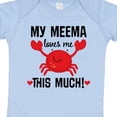 thumbnail image 4 of Inktastic My Meema Loves Me Grandson Boys or Girls Baby Bodysuit, 4 of 5