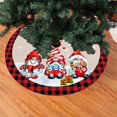 thumbnail image 4 of Latrodar Christmas Tree Skirt 36 Inches Winter Snowflake Tree Skirts Red Elaborately Made Soft Christmas Tree Multicolor Home Essentials, 4 of 5