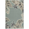 thumbnail image 1 of Trans-Ocean Importe RVI45764803 39 x 59 Po Liora Manne Riviera Feuille Ornementale Tapis Intérieur et Extérieur - Cool, 1 of 1