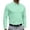 Turquoise#40615CC, variant on Hearthz Mens Polo Shirts Soft Breathable Solid Color Mens Long Sleeve Tee Shirts Moisture Wicking Golf Polo Shirts for Men Gray M