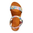 thumbnail image 5 of Wonder Nation Tie Dye Flatform Sandal (Little Girls & Big Girls), 5 of 6
