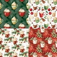 thumbnail image 4 of ZOUSSIQI 24 Sheets 6'' x 6'' Christmas Scrapbook Paper Cute Pattern One Sided Cardstock for DIY Card Making Decorative Paper (R2474) CA919-15001, 4 of 4