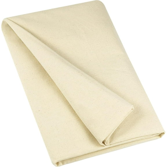 Medium Weight 100% Cotton Muslin Fabric: 63 inch x 2,5,10 Yards Unbleached Muslin Linen Fabric Material for Sewing Material Apparel Cloth