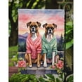 thumbnail image 3 of Boxer Two Hearts Garden Flag 11.25 in x 15.5 in, 3 of 5