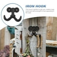 thumbnail image 6 of Raindrops  Coat Hook Hooks Wall Mount Beard Cast Iron Country Style Hanger Stylish, 6 of 8
