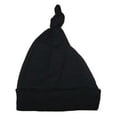 thumbnail image 1 of Black Knotted Baby Cap, 1 of 3