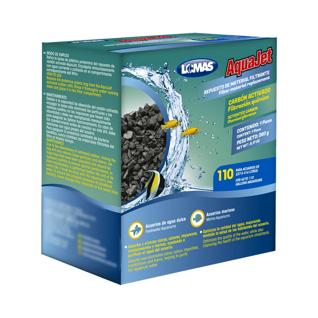 LOMAS repuesto carbon filtro cascada Aquajet y Aquaclear 110 Lomas Aquajet y Aquaclear 110