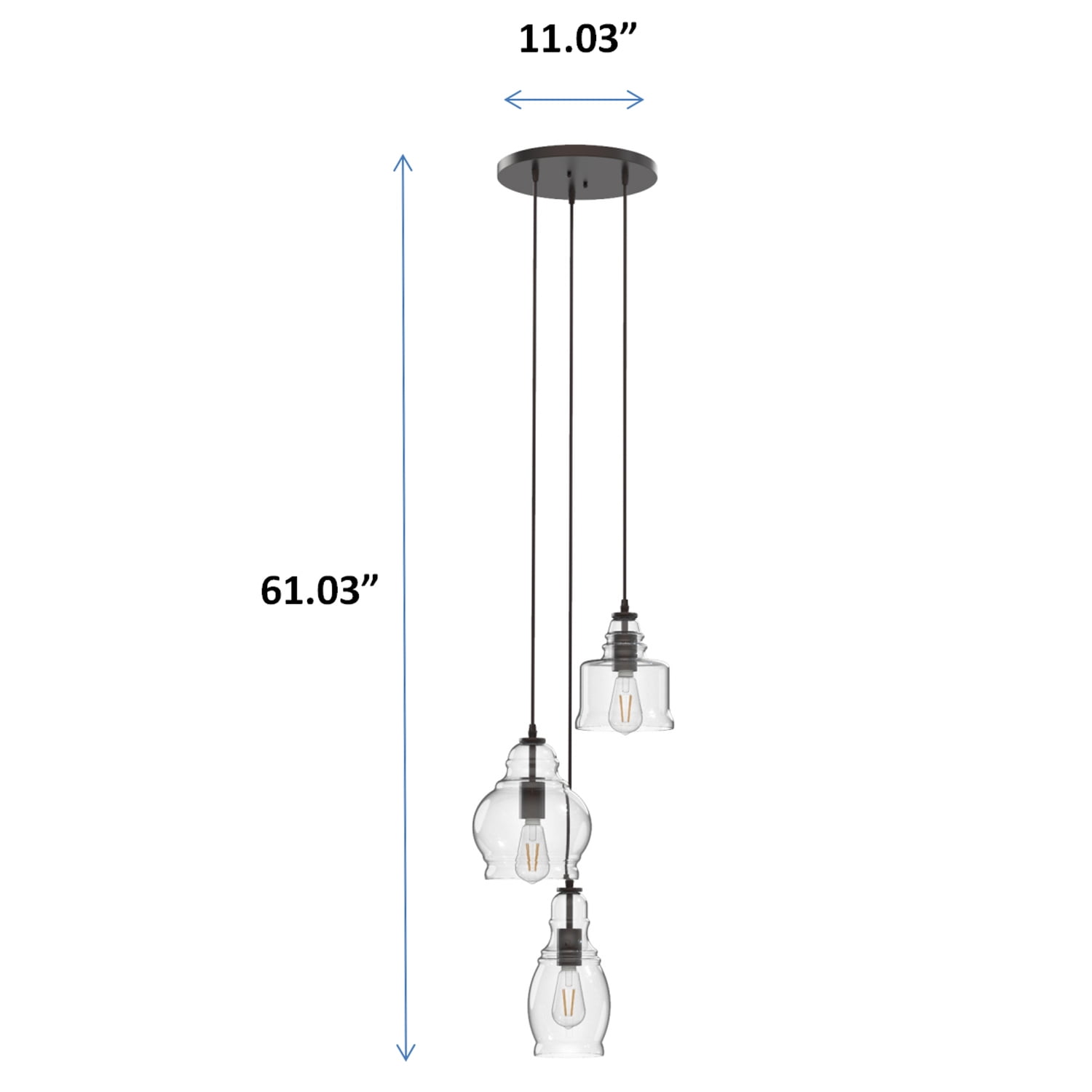 【3個】KSIHIMA PENDANT LIGHT GEM-6961 Black 3個】KSIHIMA PENDANT LIGHT GEM-6961 Black