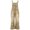 Khaki (Floral Print), variant on Tqcoqu Women's Denim Wide Leg Jumpsuit, Casual Loose Overalls with Frayed Hem & Adjustable Straps for Daily Outdoor Wear,Women's,Size S-XXL