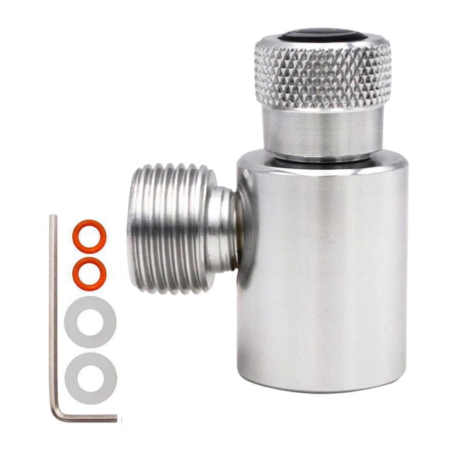 Adaptador de cilindro de CO2 Conector de cilindro de CO2 Fácil instalación Piezas compactas para máquina de refrescos TR21-4 a W21.8-14 para máquina