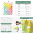 thumbnail image 6 of Easter Balloon Curtains for Windows, Bedroom Curtains 54 Inch Length, Spring Rabbits Silhouette Rainbow Ombre Art Tie Up Curtains Panels Thermal Insulated Bathroom Curtains Window 42"x54", 6 of 8