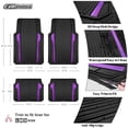 thumbnail image 4 of Tapetes para auto CAR PASS de goma impermeable de alta resistencia, 4 piezas, 4 of 9