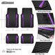 thumbnail image 4 of Tapetes para auto CAR PASS de goma impermeable de alta resistencia, 4 piezas, 4 of 9