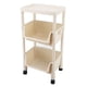 thumbnail image 4 of Shelves Organizer Multifunctional Space Saving Plastic Odorless Storage Shelf for Kitchen Living Room Bathroom Laundry Room 3 Layers With Wheels 72cm, 4 of 5