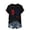 Black-C#20805aa, variant on AHMOMEI Women 9.11 25th Anniversary Shirt Never Forget September 11 Shirts American Flag Honor Faith Memorial Day Womens Short Sleeve Tops XXL