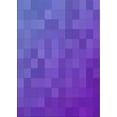 thumbnail image 1 of Ahgly Company Indoor Rectangle Patterned Blue Violet Purple Novelty Area Rugs, 8' x 12', 1 of 6
