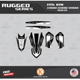thumbnail image 2 of Kalair GFX Graphics Kit for KTM ENDURO 2-STROKE 150EXC,250EXC and 300EXC (2020-2023) Rugged Series, 2 of 5