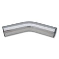 thumbnail image 2 of Vibrant Performance Air Intake Tube 2175 Fabrication Components; 3 Inch Outside Diameter; 45 Degree Elbow With 4-1/2 Inch Center Line Radius; 6 Inch Leg Length; Polished; Silver; Aluminum, 2 of 4