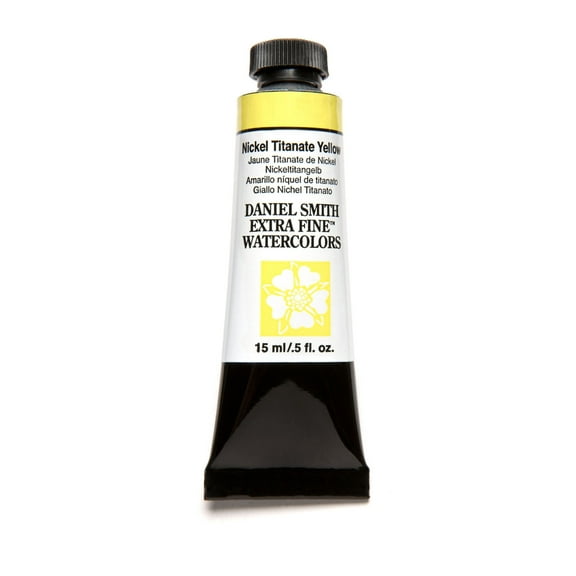 Daniel Smith Extra Fine Watercolor, 15 ml, Nickel Titanate Yellow