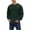 Dark Green, variant on CUSTG Men Pullover Sweatshirt Round Neck Casual Loose Fit Outdoor Sports Solid Color Long Sleeve Easy Care Dailywear