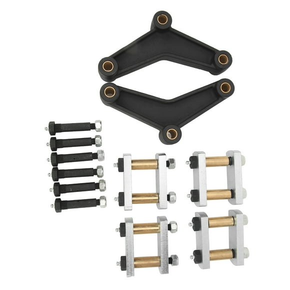 Heavy Duty Metal Axle Spring Suspension Rebuild Set for Tandem Axle with Enhanced Load Capacity, Construction - 1-3/4in Wide - Applicable for Trailer Double Eye Springs,
