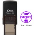 thumbnail image 1 of eloria Top Secret Symbol Violet Ink Self Inking Rubber Stamp Office & Commercial Use Office Stationary, 1 of 1