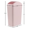 thumbnail image 4 of Bote de Basura de Plástico con Tapa Abatible, Cubo de Basura Cocina, 1 Paquete, 4 of 4