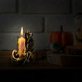 thumbnail image 4 of Pompotops Halloween Pumpkin Candle candelabra Ambiance Decorative Candle candelabra Home Tea Candle candelabra, 4 of 5
