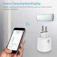 thumbnail image 3 of Matter Wifi 16A Power Plug Meter Remote Control EU Outlet Works with Tuya Alexa Home Smartlife EU Plug, 3 of 5