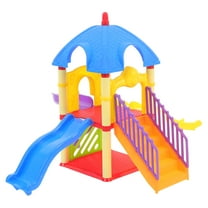MOKKHNB Mini Playground Adornment Abs 1Pack 11.4X11.0X9.1in Educational Toy