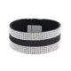 thumbnail image 1 of Pulsera de diseño Simple para hombre a la moda, brazalete con decoración de diamantes de imitación, joyería de mano blanca, 1 of 4