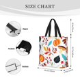 thumbnail image 3 of Honeii Sac Fourre-Tout Imprimé Citrouilles d'Automne, Sac de Courses Réutilisable, Sac à Bandoulière avec Poche Intérieure, 3 of 7