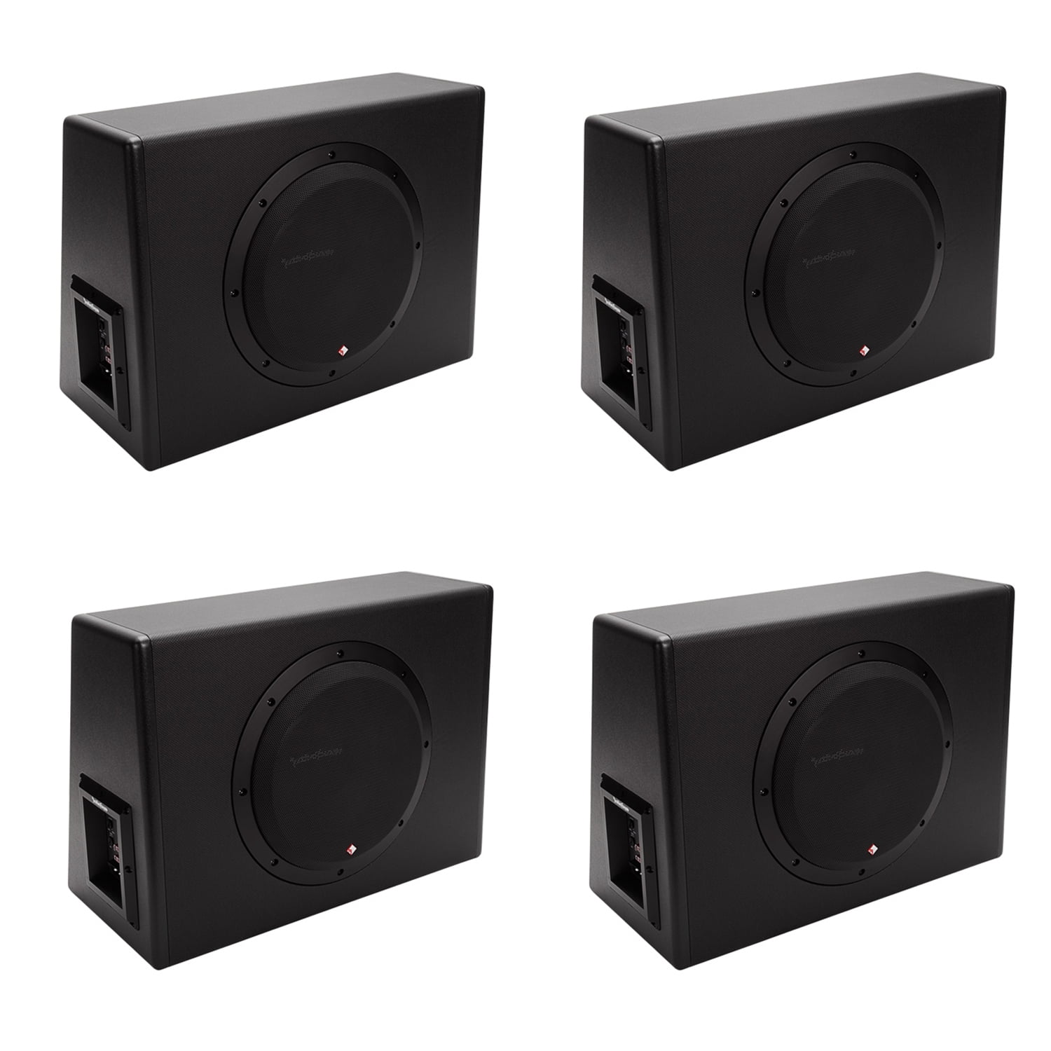 New Rockford Fosgate 10" 300 W Single Powered Subwoofer Sub Enclosure