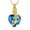Gold, variant on Rose Flower Cremation Urn Necklace for Ashes with Birthstone Heart Memorial Jewelry Cremation Urn Pendant Necklace Keepsake Ashes Memorial Jewelry for Women