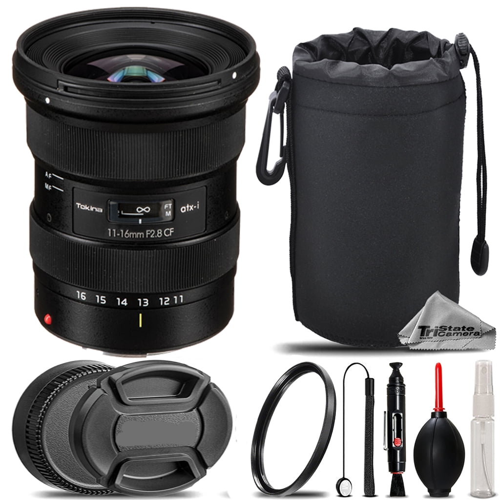 Tokina atx-i 11-16mm f/2.8 CF Lens (Canon) + UV Filter+ + Hood +