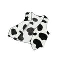 thumbnail image 2 of MSemis Kids Cow Vest Tops Cowboy Cowgirl Flannel Cosplay Costume Halloween Fancy Dress Black&White 14, 2 of 6