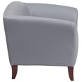 thumbnail image 3 of HERCULES Imperial Series Gray Leather Chair, 3 of 9