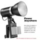 thumbnail image 2 of ML60 Portable Studio Luz LED Fotografía de retrato Luz de relleno 60W 5600K CRI96 TLCI97 16 grupos 32 canales Pantalla LCD 8 efectos Modo de silencio Soporte Godox con bolsa de transporte Godox Lámpara de Fotografía, 2 of 5