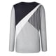 thumbnail image 5 of Puntoco - Blusa de manga larga para mujer, estilo informal, cuello redondo, costuras, color de contraste Puntoco Puntoco-7007, 5 of 6