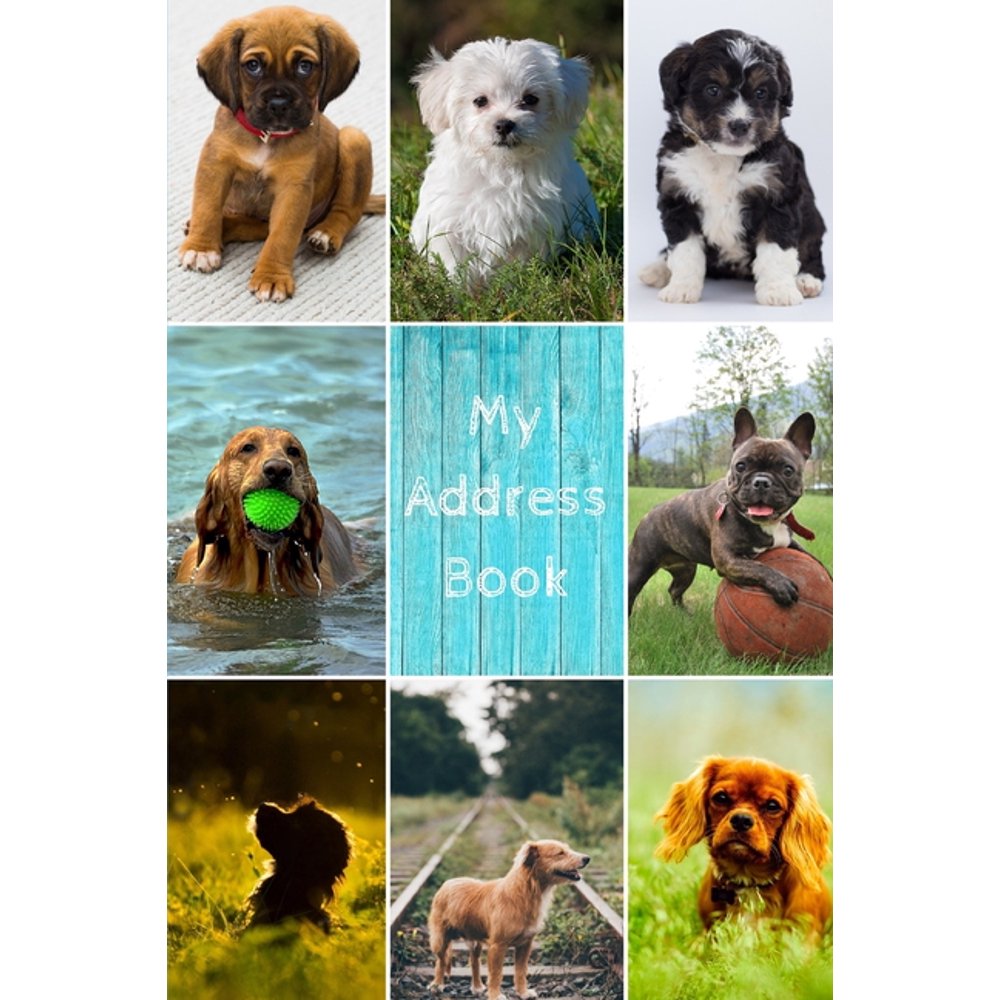 My Address Book Dog Cover Address Book for Names, Addresses, Phone