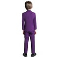 thumbnail image 4 of Boys Suits Boy's Slim Fit Suit Dress Clothes Easter Outfit Formal Suit Set Purple for Boys Size 6, 4 of 4