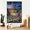 thumbnail image 5 of Epic Graffiti 'Paris France Opera Garnier at dusk' by Pedro Gavidia, Canvas Wall Art, 18"x26", 5 of 8