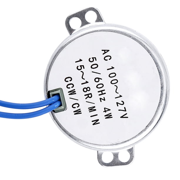 Motor Síncrono Eléctrico de Repuesto AC 100-127V 50/60Hz 4W CCW CW Motorreductor Para Ventilador Eléctrico
