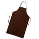 thumbnail image 1 of Delantal de Cocina Impermeable Delantales de Trabajo Antisuciedad a Prueba de Aceite, de Franela Suave, Y Agradable para La P - color Marron oscuro Gloria Delantal largo impermeable PU, 1 of 9