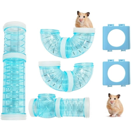 Hamster S With 2 Pipe Connection Plates Adventure External Set Creative Transpa Diy Tunnel Track To Expand Space Cage Accessories Toys Blue Canada - Diy Hamster Cage Accessories Hamster S With 2 Pipe Connection Plates Adventure External Set Creative Transpa Diy Tunnel Track To Expand Space Cage Accessories Toys Blue Canada - Diy Hamster Cage Accessories