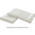 thumbnail image 3 of Kezqiaxn Flat Pillow Low Pillow, Thin Bed Pillow For Sleeping, Low Pillow Core Soft Pillow Home Cervical Neck Pillows, Vertebrae Protection To Help Children Sleep White, 3 of 8