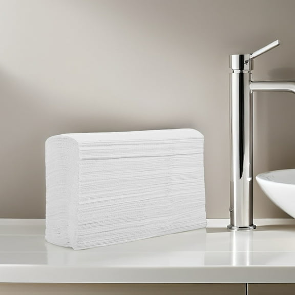 KONTONTY 2 Pack Commercial Paper Hand Towels For Hotels Restaurants Hotel Restroom Hand Paper Kitchen Napkins High Absorbency