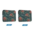 thumbnail image 7 of FORMRS 13"-13.3" Laptop Sleeve Protective Case Soft Carrying Quilted Computer Bag Cover, Floral Christmas, 7 of 7
