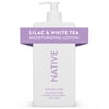 Native Moisturizing Hand & Body Lotion, Lilac & White Tea, Paraben Free, for Women and Men, 16.5 fl oz