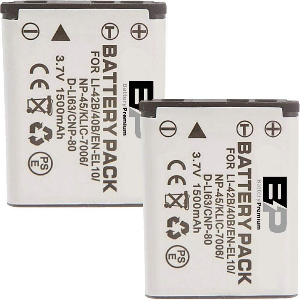 BP 2 Pack Replacement Nikon ENEL10 Batteries for Nikon Coolpix S5100